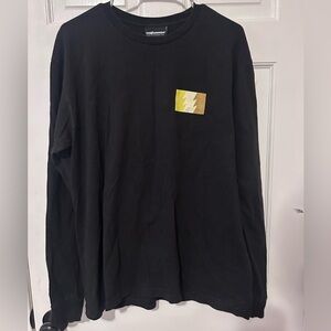 The Hundreds Black Long Sleeve with Lightning Graphic